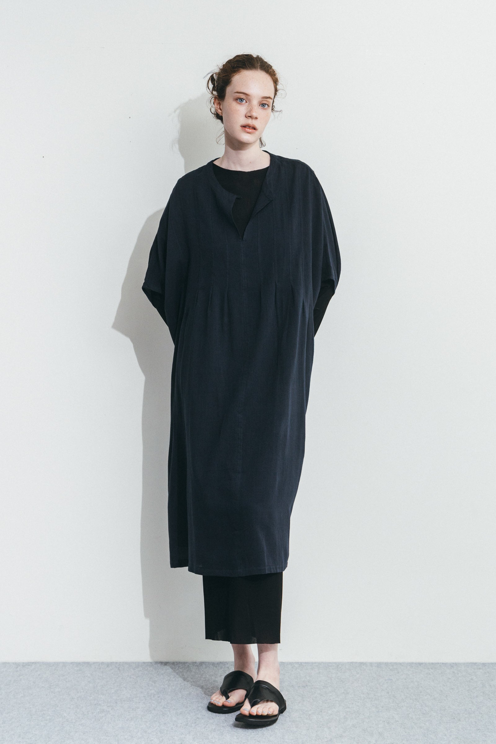 Maire Dress Ink Navy