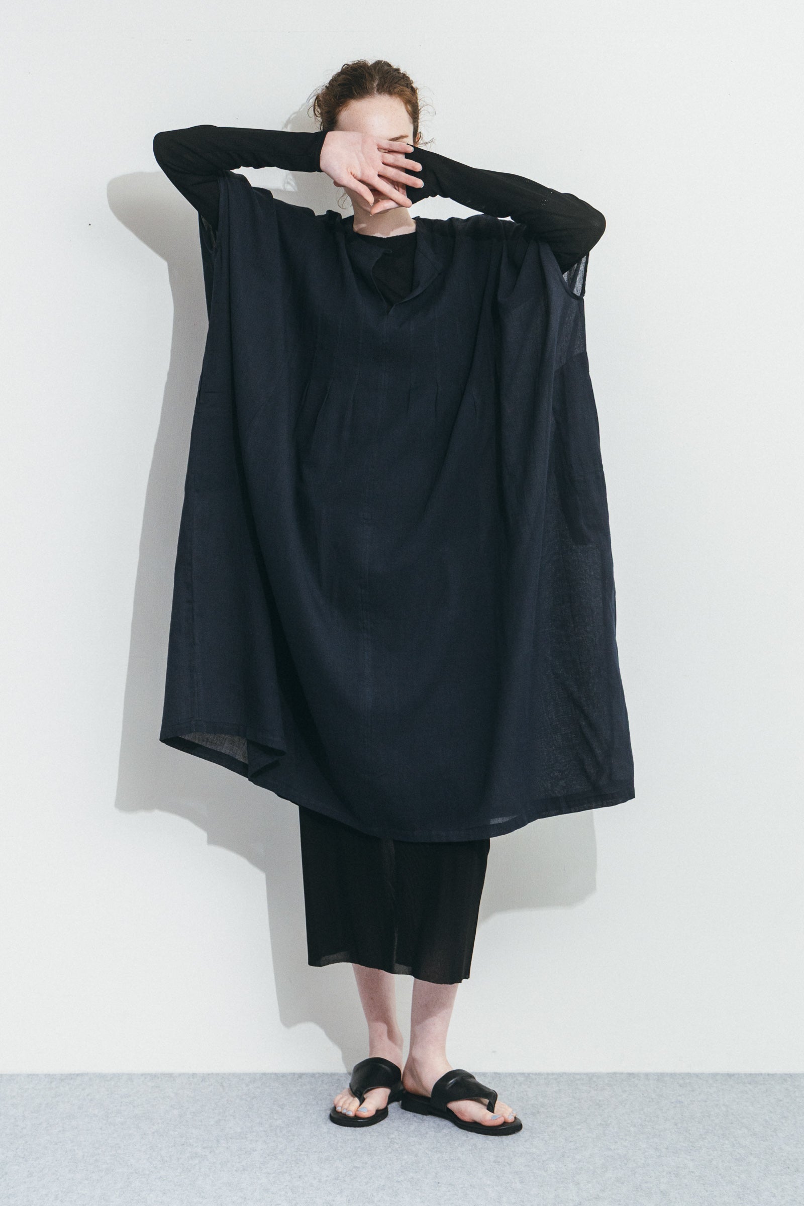 Maire Dress Ink Navy