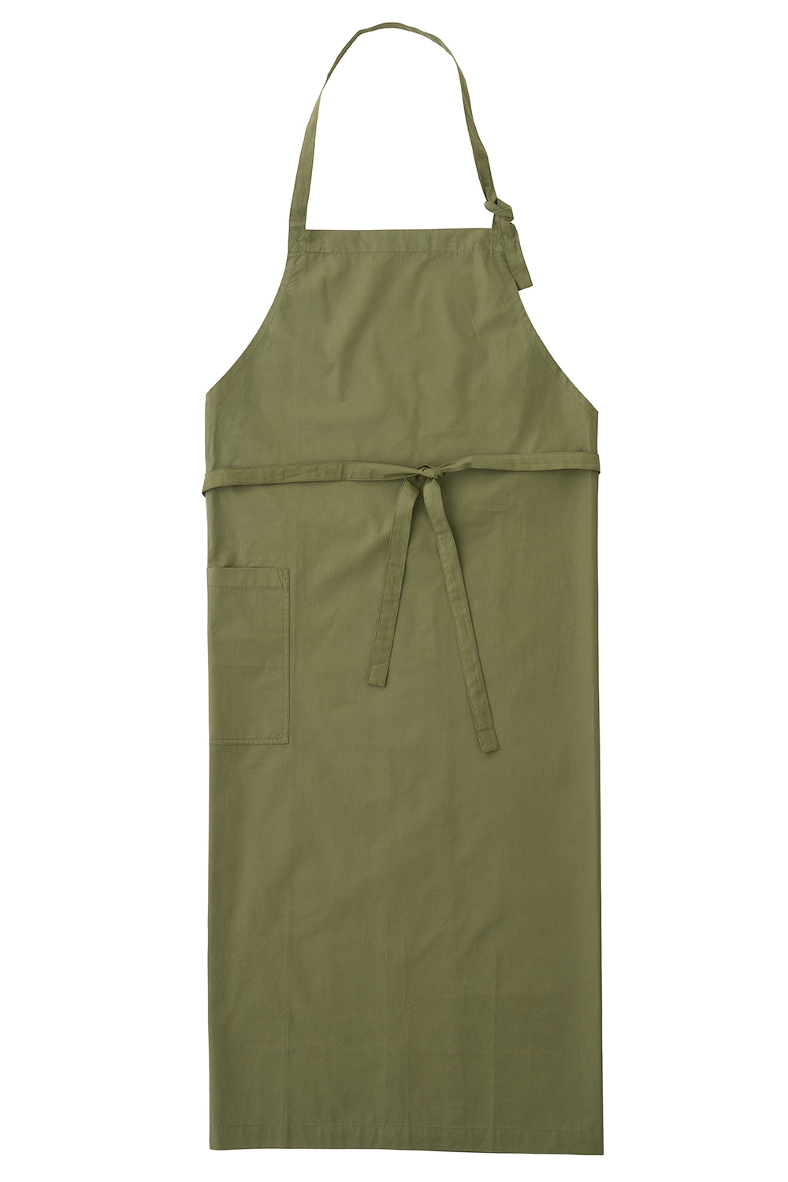 Heavy Cotton Sturdy Unisex Apron with Pocket - Sage green