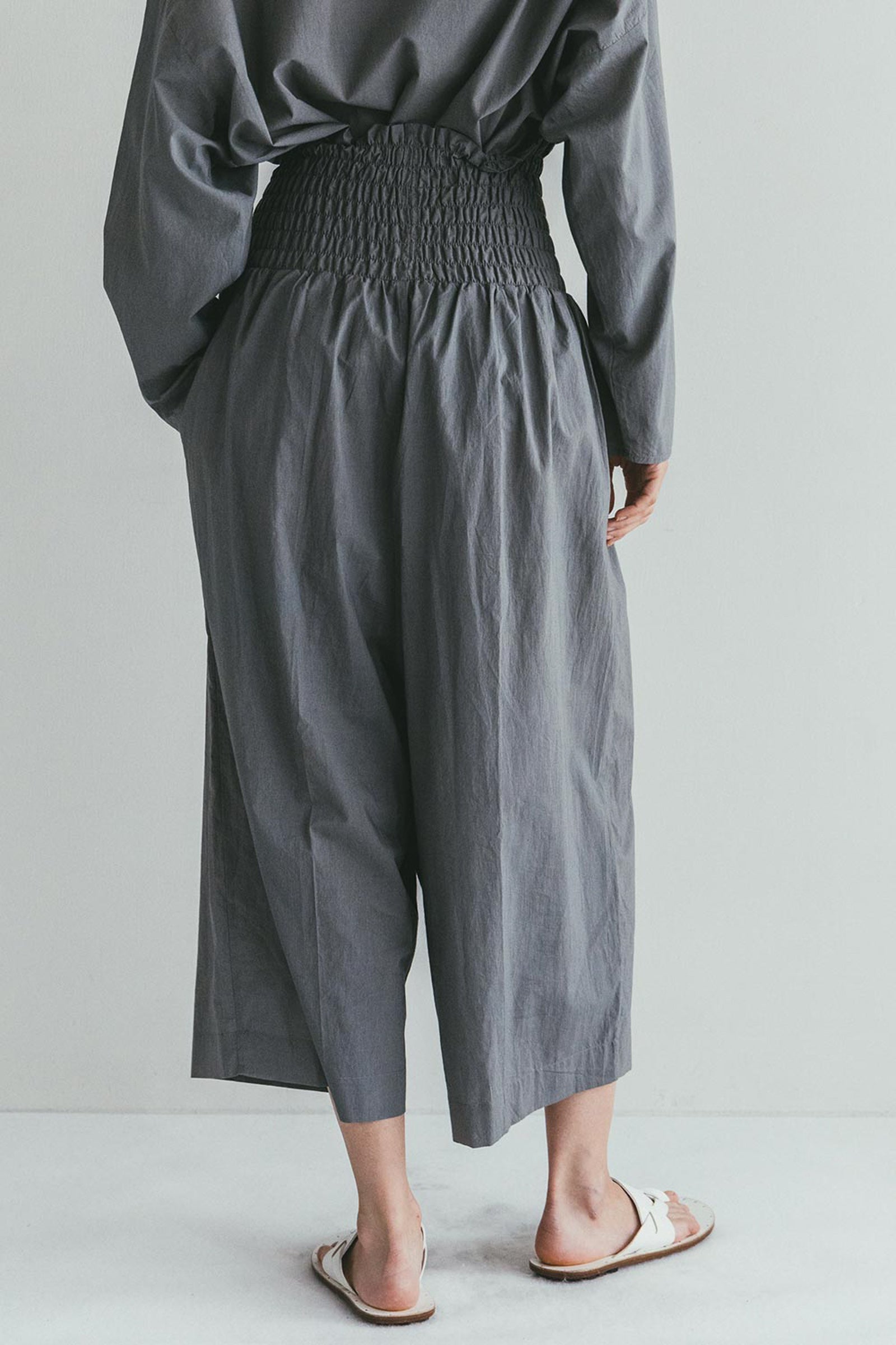 Women Cotton Shiring Pants - Grey