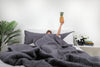 Charcoal - All Weather Organic Quilt Coverlet